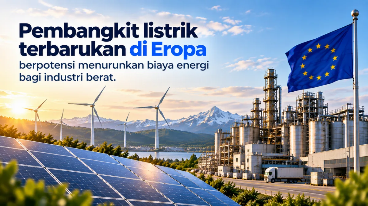 Listrik Murah Jadi Senjata Baru Eropa untuk Dongkrak Produktivitas Industri