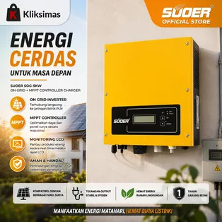 SUOER INVERTER SOG-5KW ON GRID + MPPT CONTROLLER CHARGER