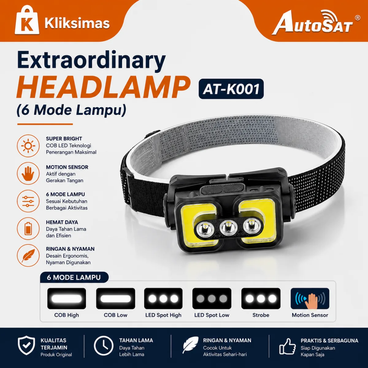 AUTOSAT EXTRAORDINARY HEADLAMP AT-K001