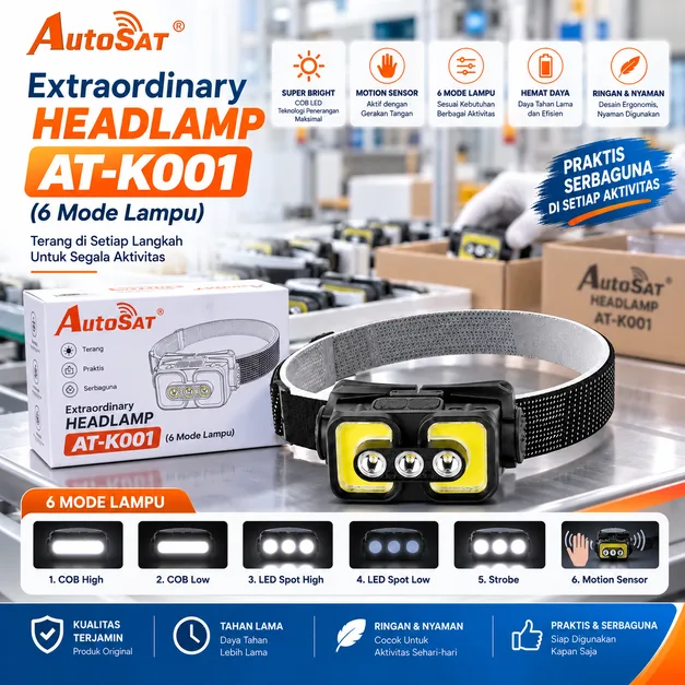 AUTOSAT EXTRAORDINARY HEADLAMP AT-K001