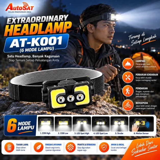 AUTOSAT EXTRAORDINARY HEADLAMP AT-K001