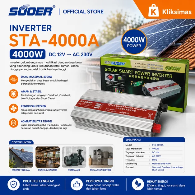 SUOER INVERTER STA-4000A