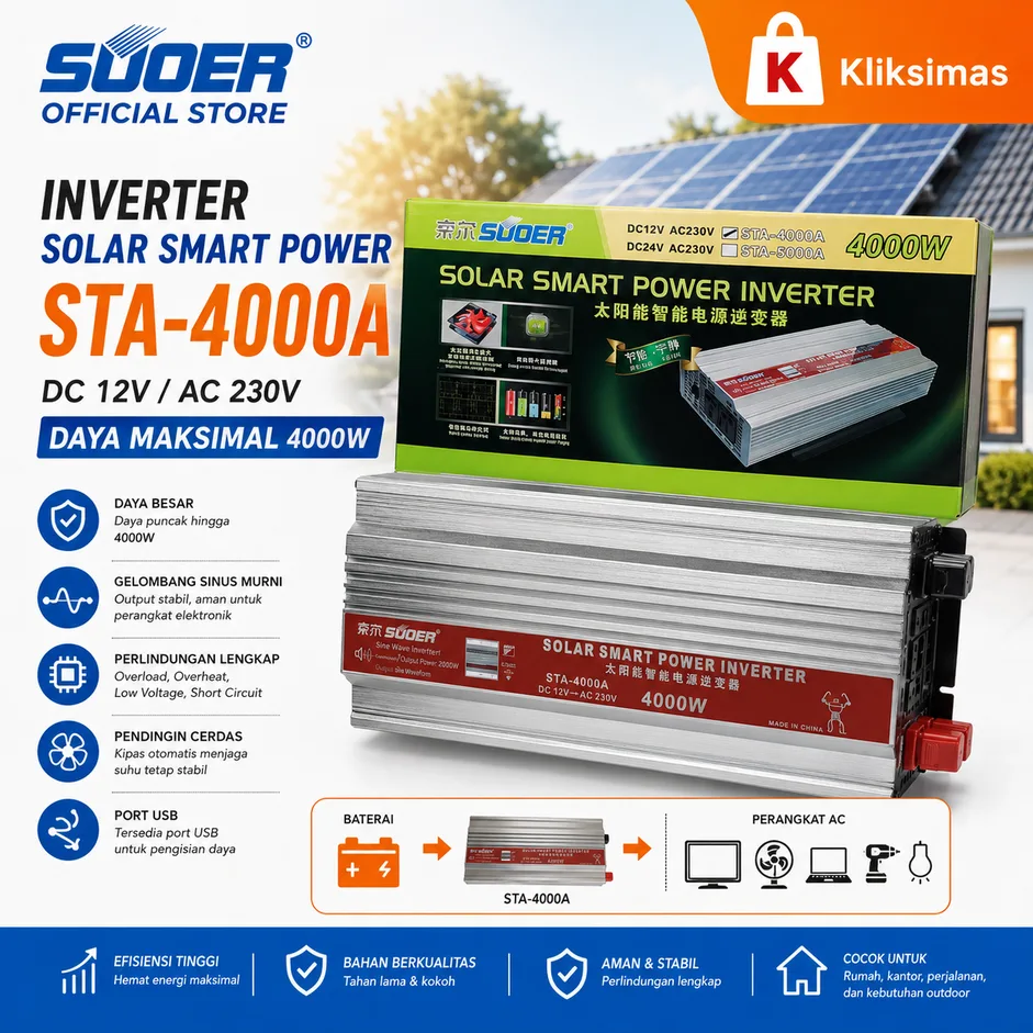 SUOER INVERTER STA-4000A