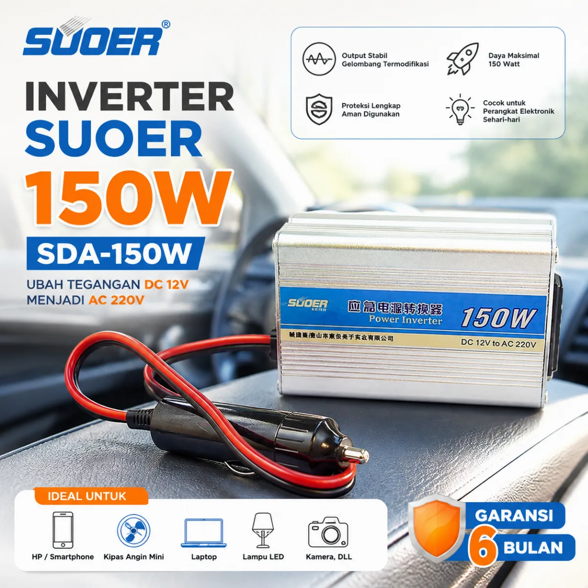 SUOER Inverter SDA 150W