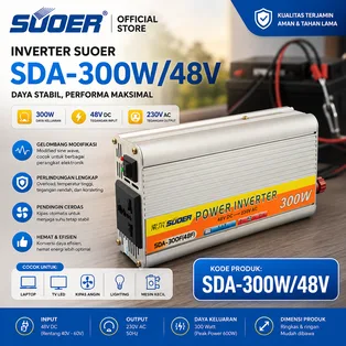 SUOER Inverter SDA 300W/48V